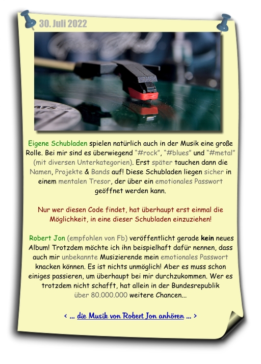 schubladen in der musik, Robert Jon