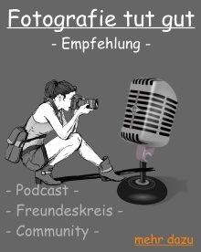 empfehlung und weiterleitung zum podcast "Fotografie tut gut"
