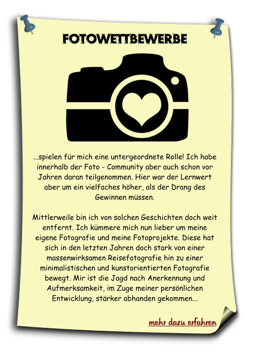 Fotowettbewerbe pro und contra?